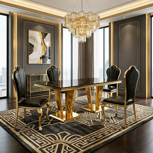 Dining table set for - table,